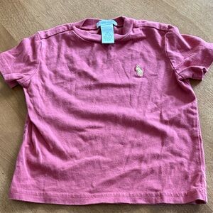 Polo by Ralph Lauren Kids T-Shirt in Soft Red 12 Months